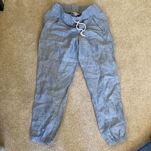 Athleta linen Joggers, super cute
